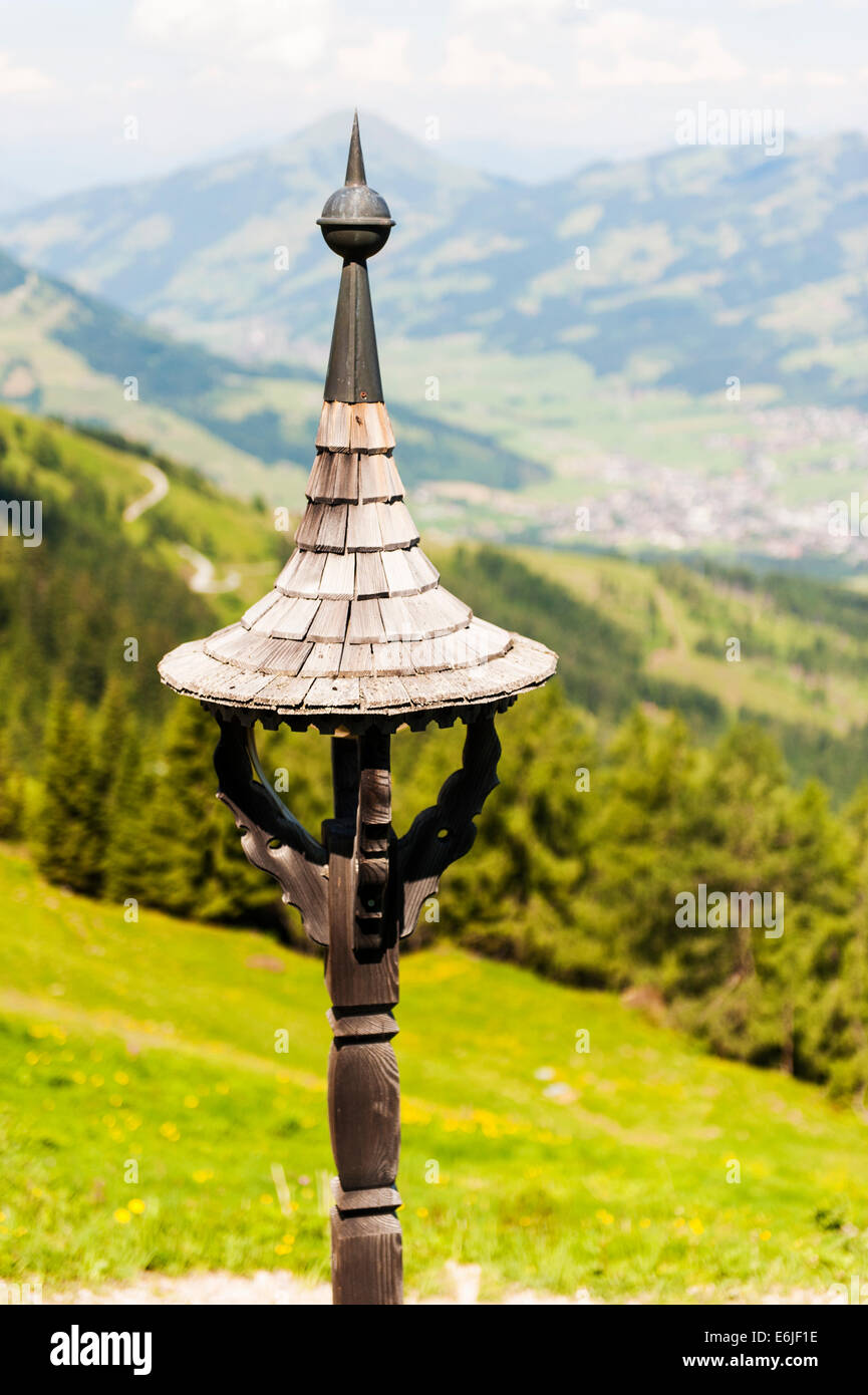 Kleinen Glockenturm am Kitzbüheler Horn in Kitzbühel, Österreich Stockfoto