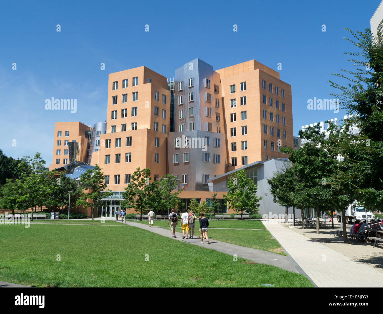 Ray und Maria Stata Zentrum MIT Cambridge MASS USA Stockfoto