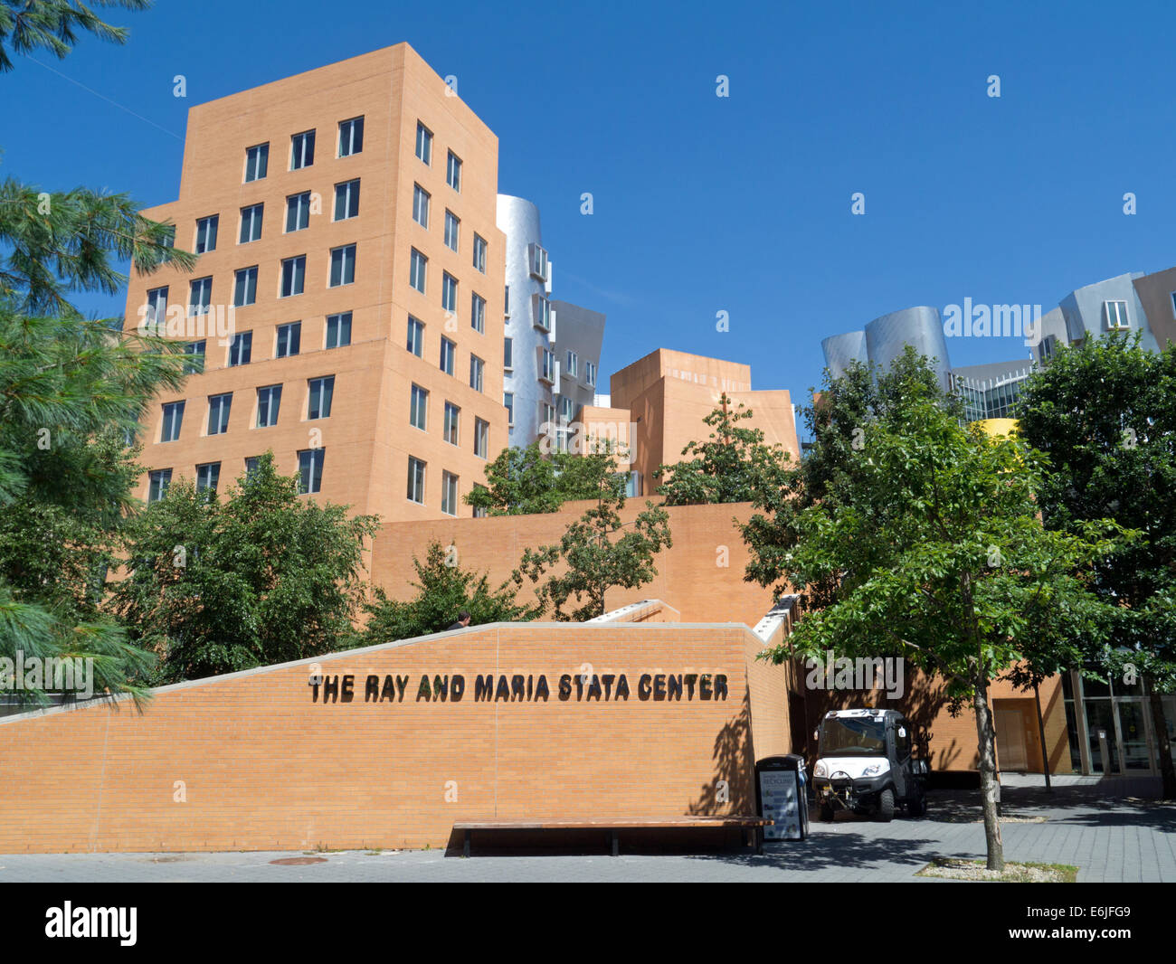 Ray und Maria Stata Center Massachusetts Institute of Technology Cambridge MA USA Stockfoto