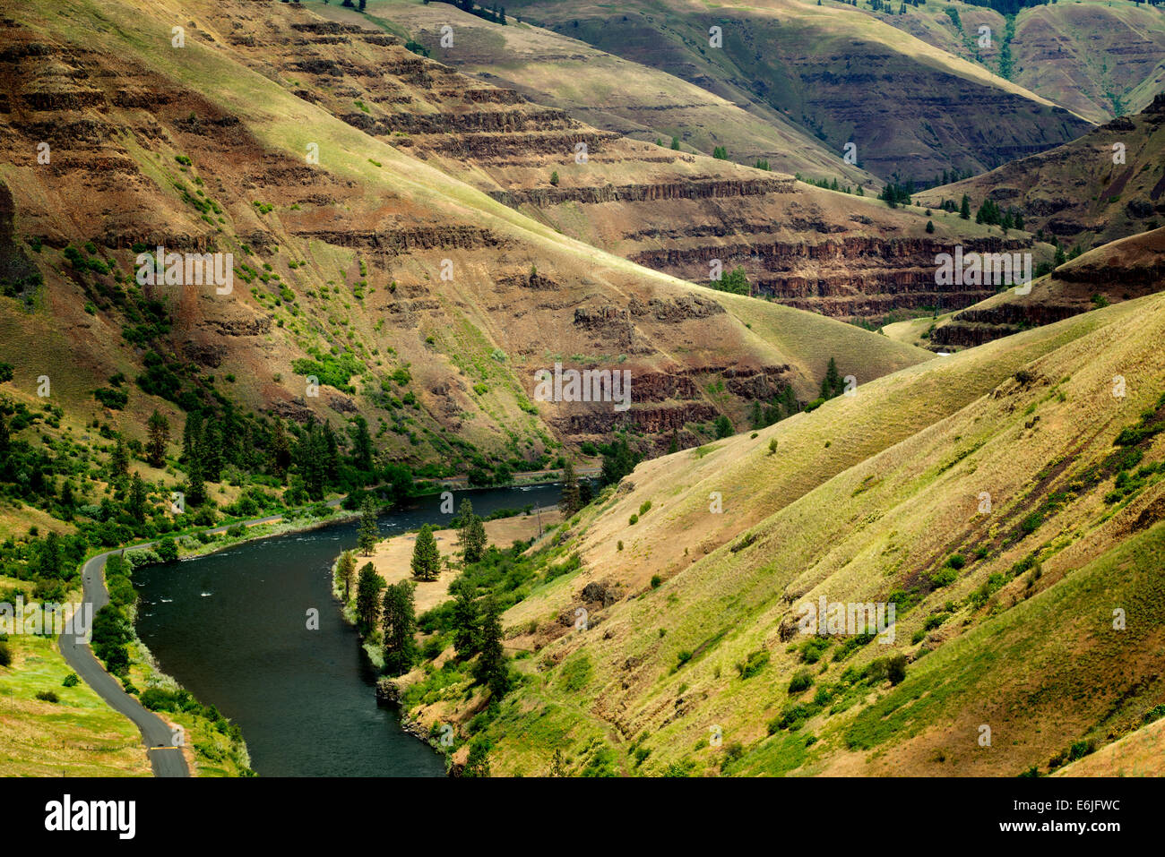 Grand Ronde Wild und Scenic River und Canyon. Oregon Stockfoto