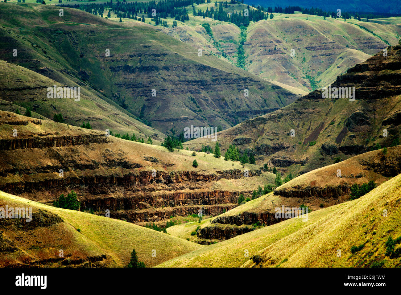 Grand Ronde Wild und Scenic River und Canyon. Oregon Stockfoto