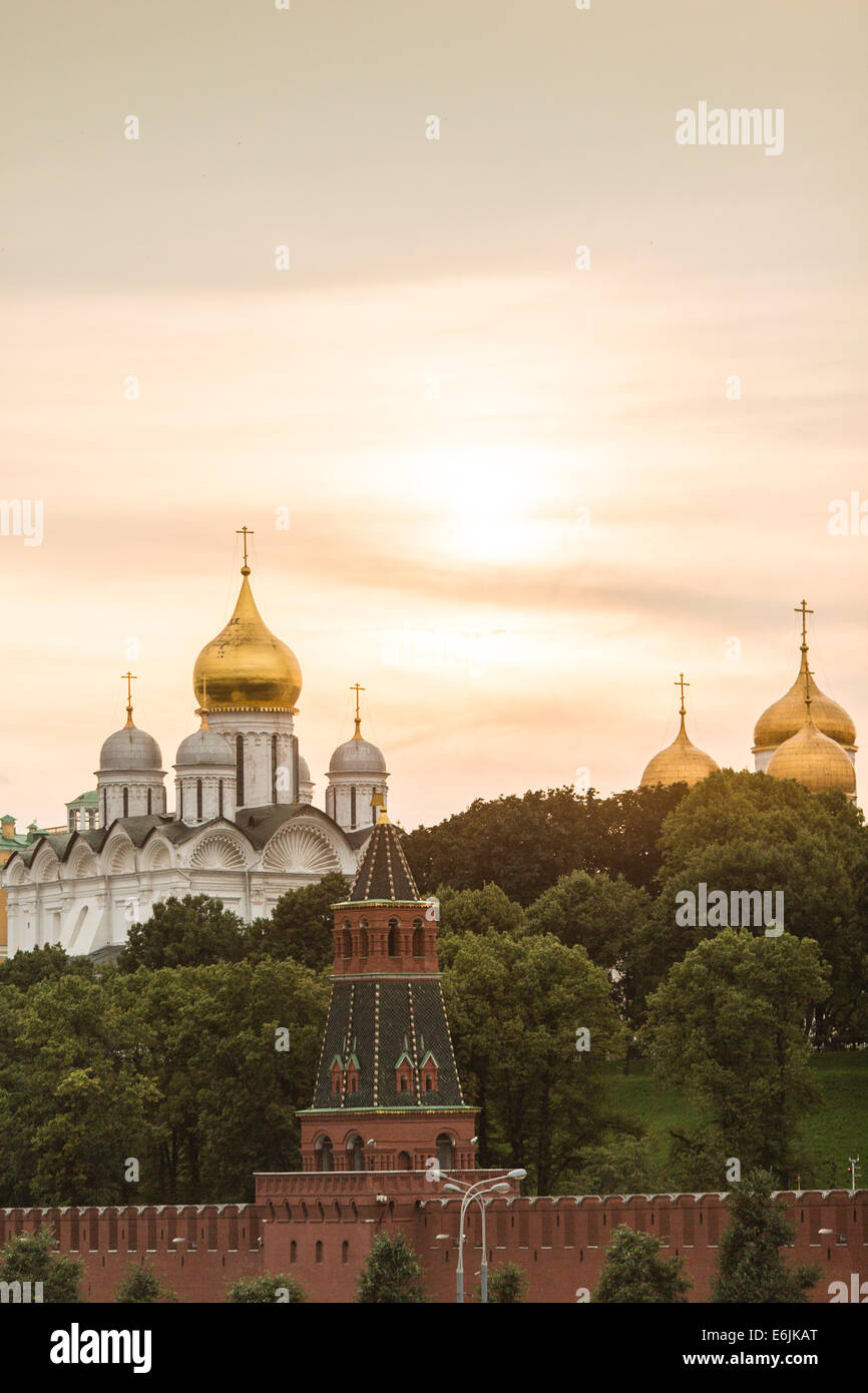 Kathedrale des Erzengels im Kreml, Moskau, Russland Stockfoto