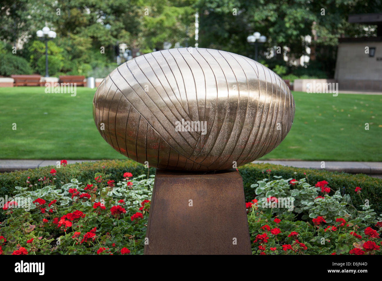 Canary Wharf Kunst - Sasso Cosmico durch tun Vassilakis-Koning Stockfoto