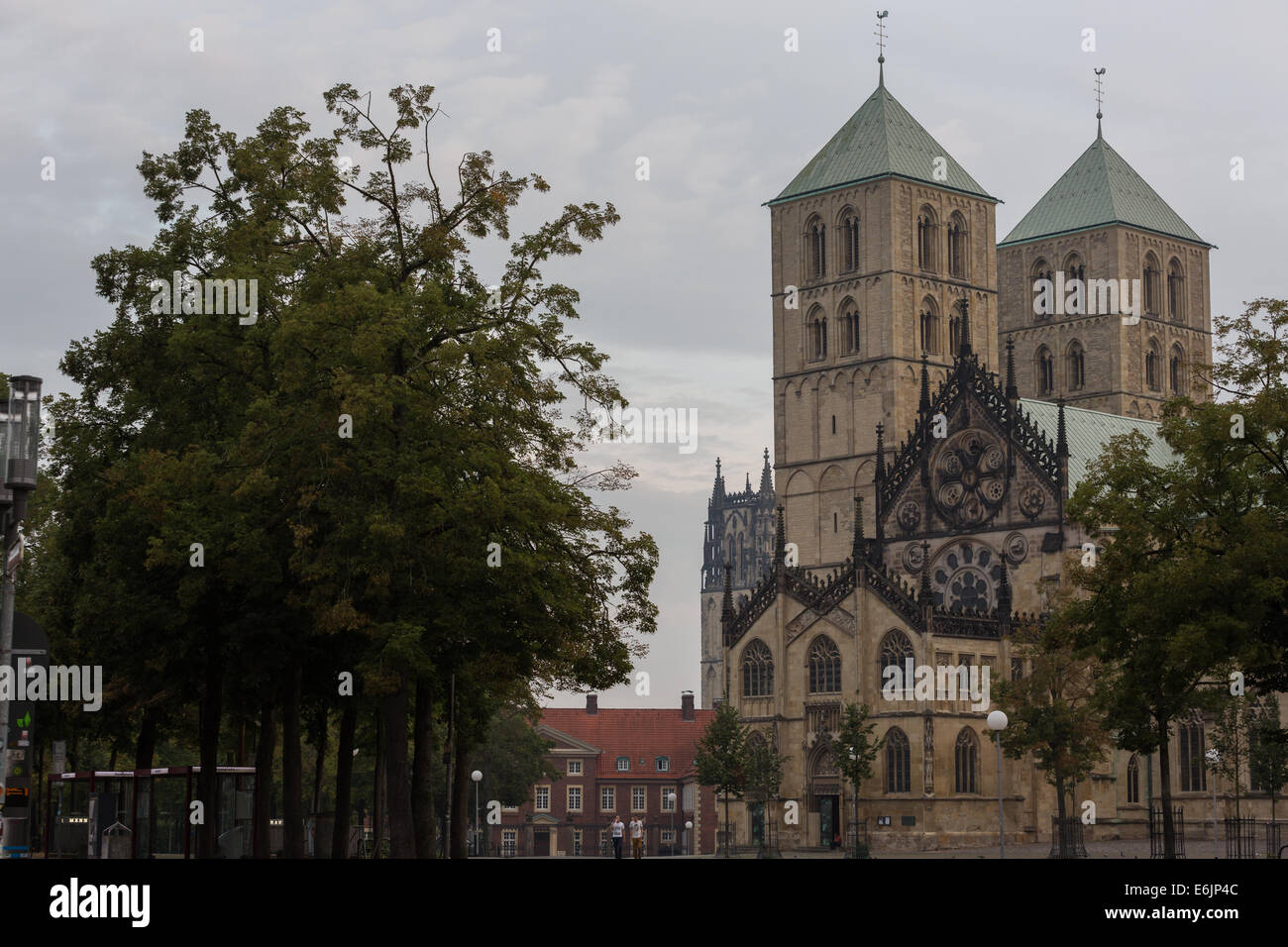 Der Dom (Kathedrale) in Münster in Nordrhein Westfalen Stockfoto