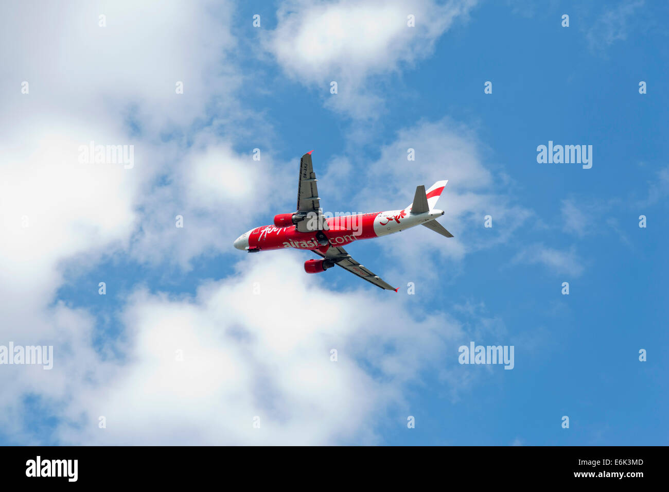 Air Asia Airbus A320-200, Provinz Chiang Mai, Thailand Stockfoto