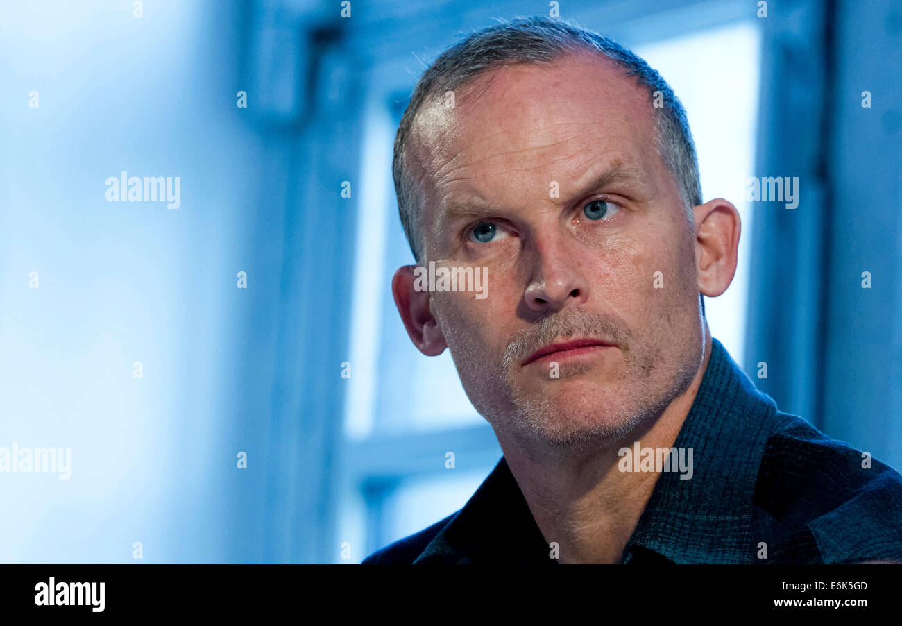 US-Künstler Matthew Barney auf einer Pressekonferenz im Haus der Kunst München, obere Bayern, Bayern, Deutschland Stockfoto