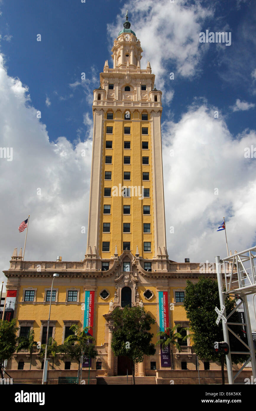 Freedom Tower, Miami, Florida, Vereinigte Staaten von Amerika Stockfoto
