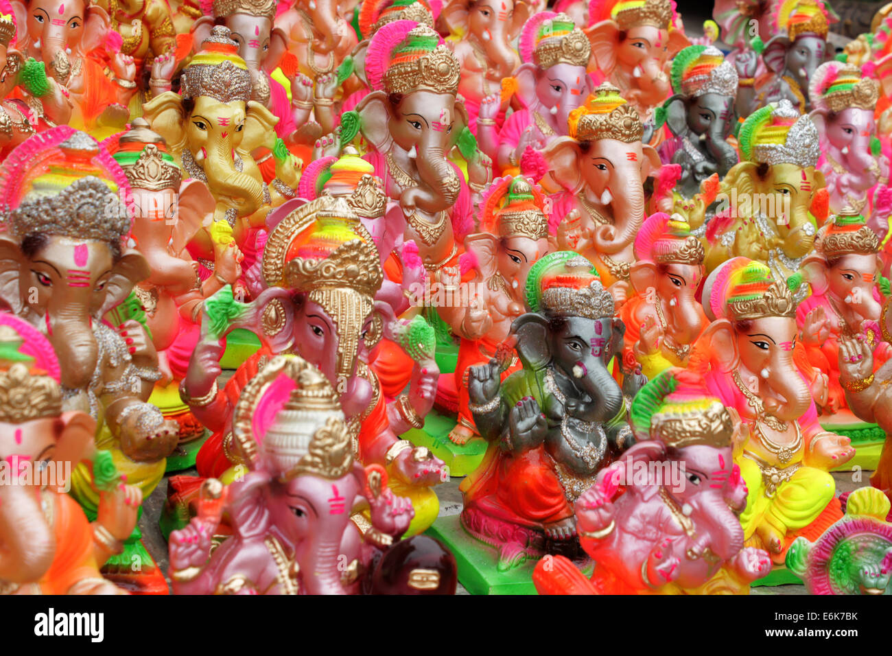 Ganesh Idole Stockfoto