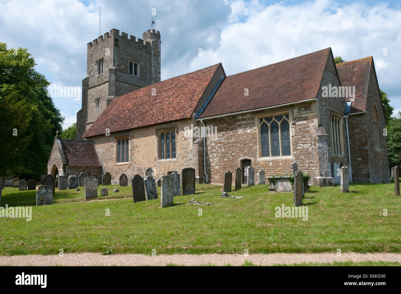 Kirche St Botolph Chevening, Kent. Stockfoto