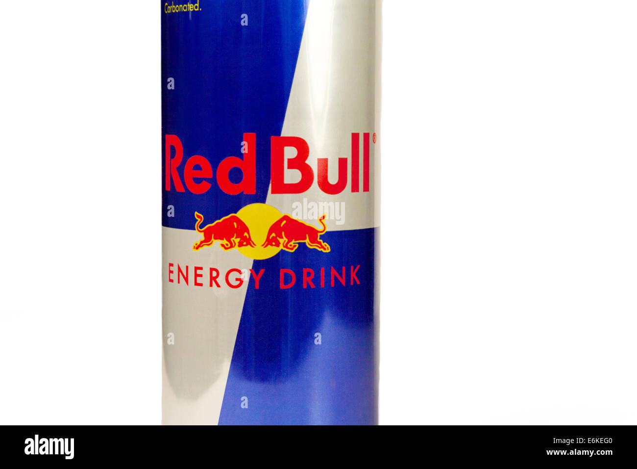 Kann Red Bull - ein Energy Drink, Großbritannien Stockfoto