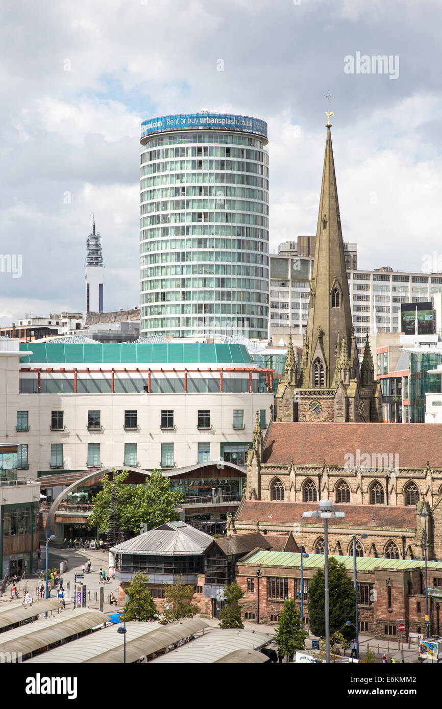 Die Birmingham Skyline, England, UK Stockfoto