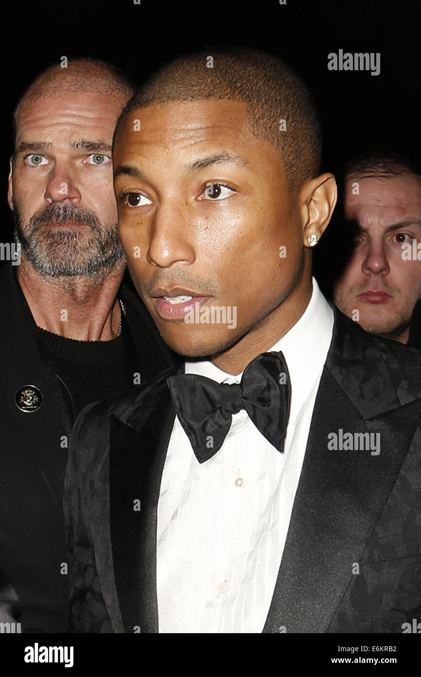 Elle Style Awards 2014 Abfahrten Featuring: Pharrell Williams wo: London, Vereinigtes Königreich bei: 19. Februar 2014 Stockfoto