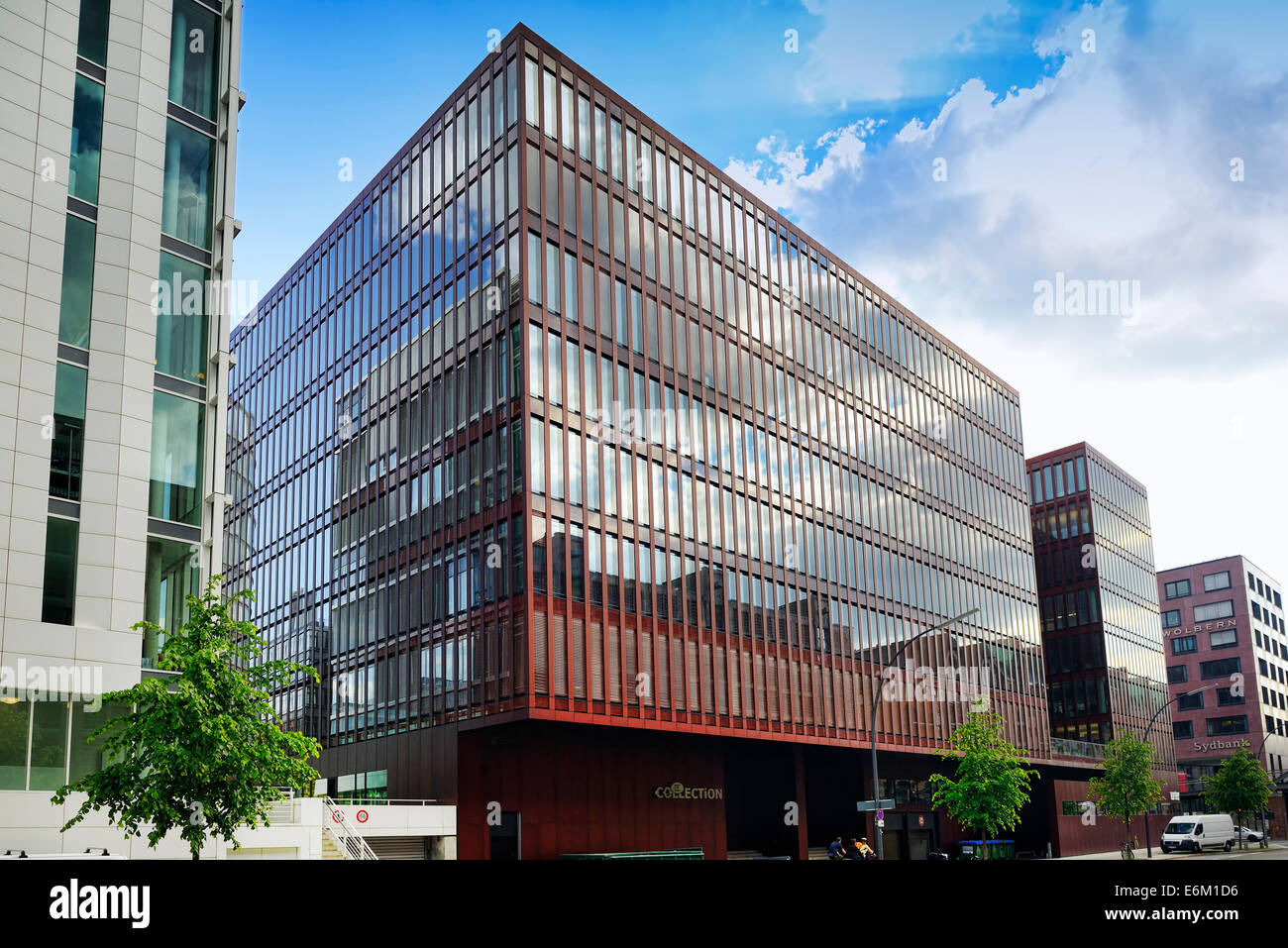 S-KAI Bürogebäude bin Brooktorkai in der Hafencity von Hamburg, Deutschland, Europa Stockfoto