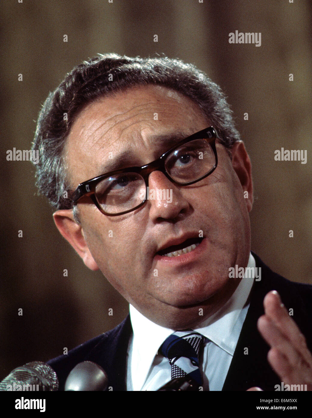 Henry Kissinger im Juli 1975 Stockfoto