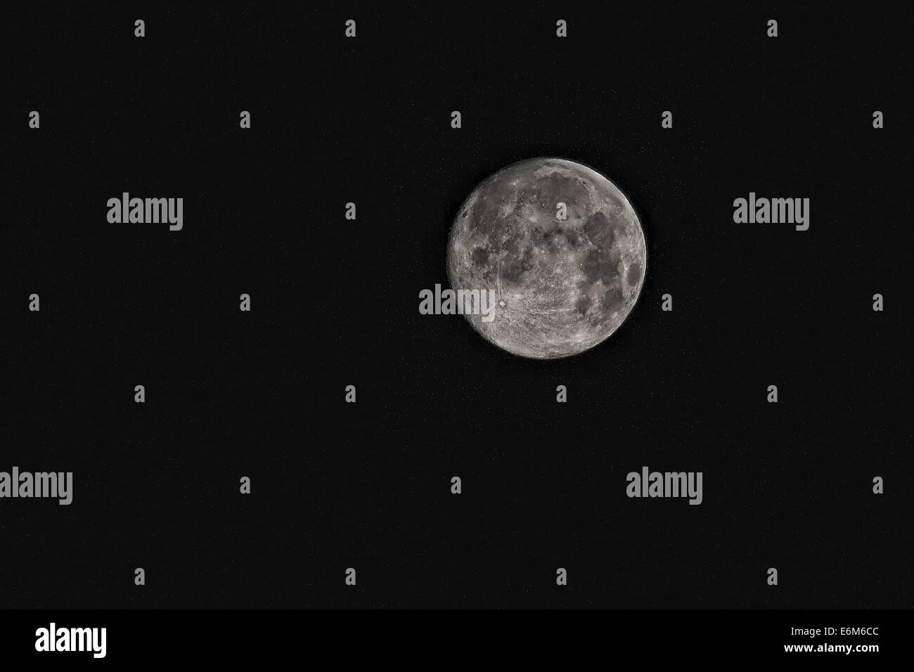 Mond super Mond Weltraumwissenschaft Himmel Himmelskörper Stockfoto