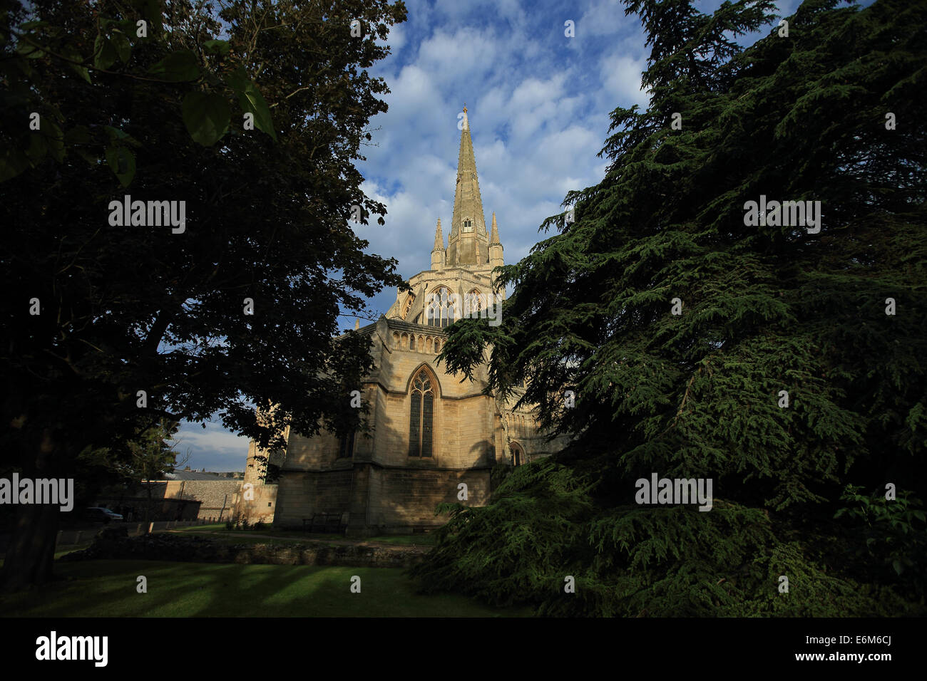 Norwich Kathedrale Norfolk England GB UK Großbritannien Juni 2014 Stockfoto