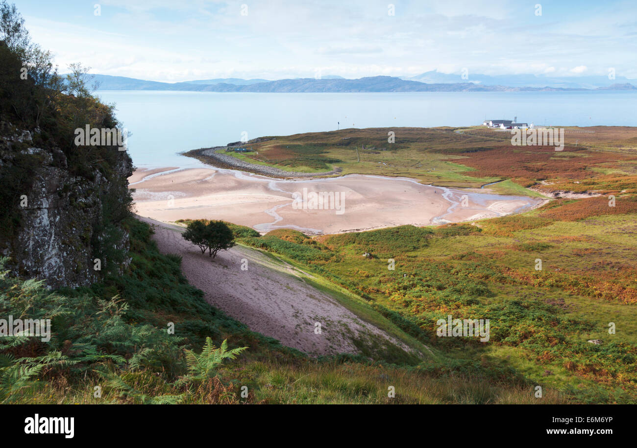 Sand Bay Applecross Wester Ross schottischen Highlands Schottland, Vereinigtes Königreich Stockfoto