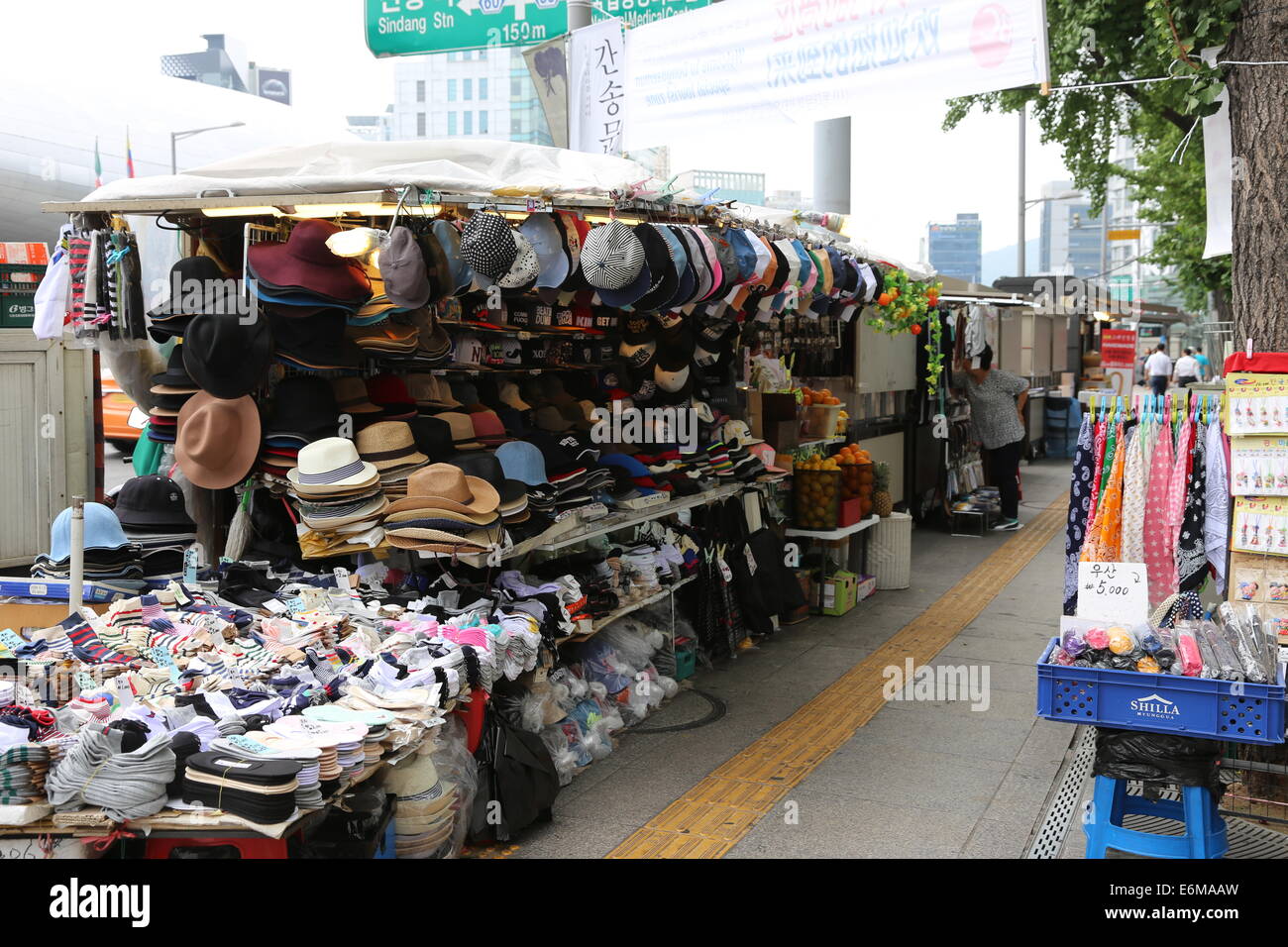 Dongdaemun Street Sense, Seoul, Südkorea Stockfoto