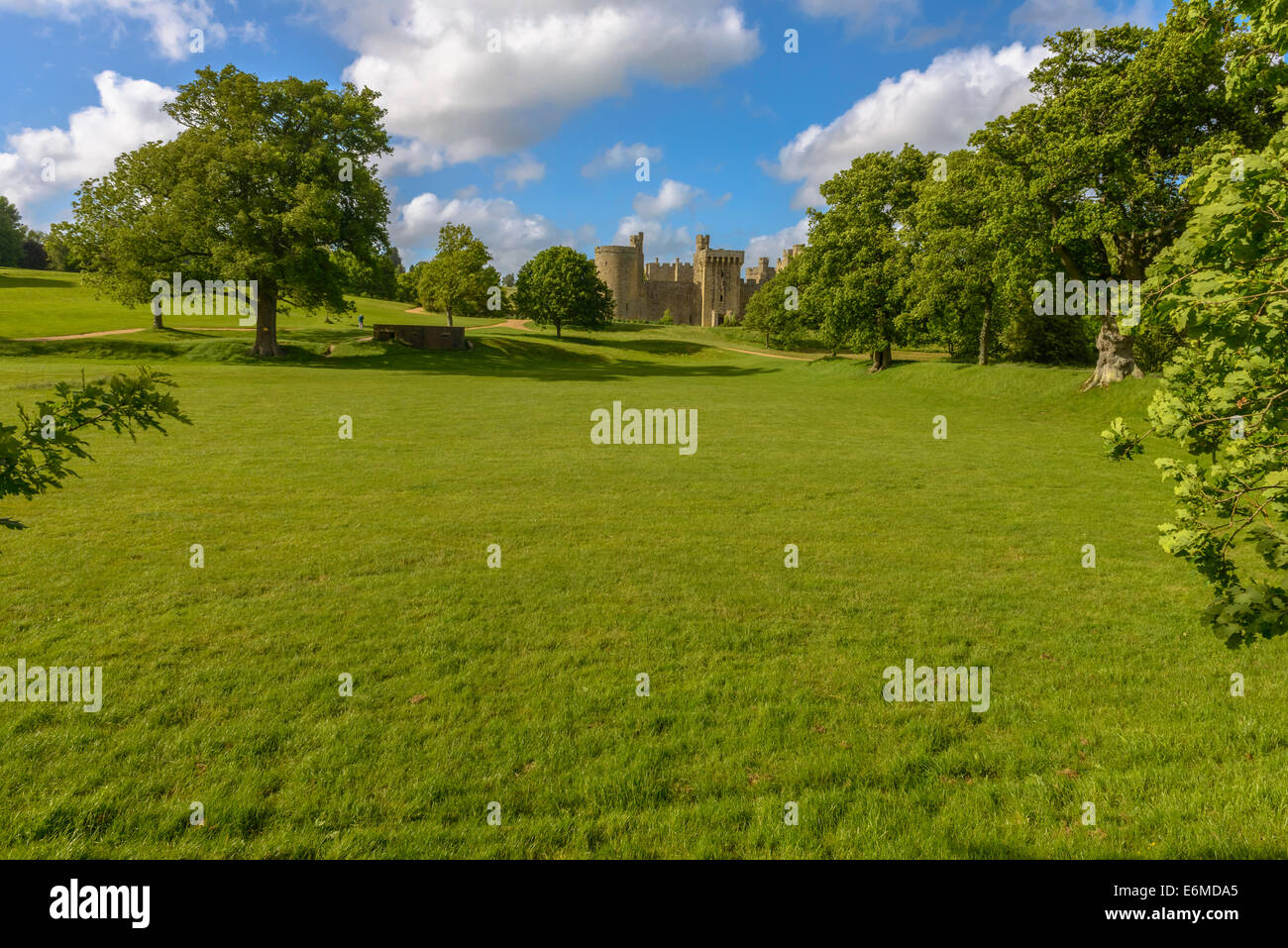 Historischen Bodiam Castle in East Sussex, England Stockfoto