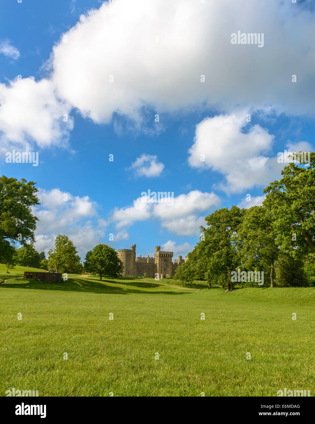 Historischen Bodiam Castle in East Sussex, England Stockfoto