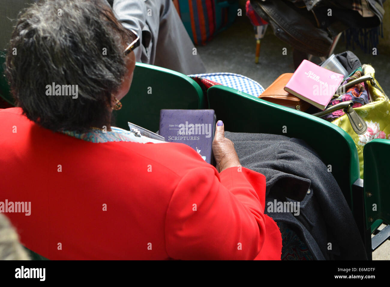 Zeugen Jehovas Londoner Übereinkommen Twickenham Stadion London 2014 Stockfoto