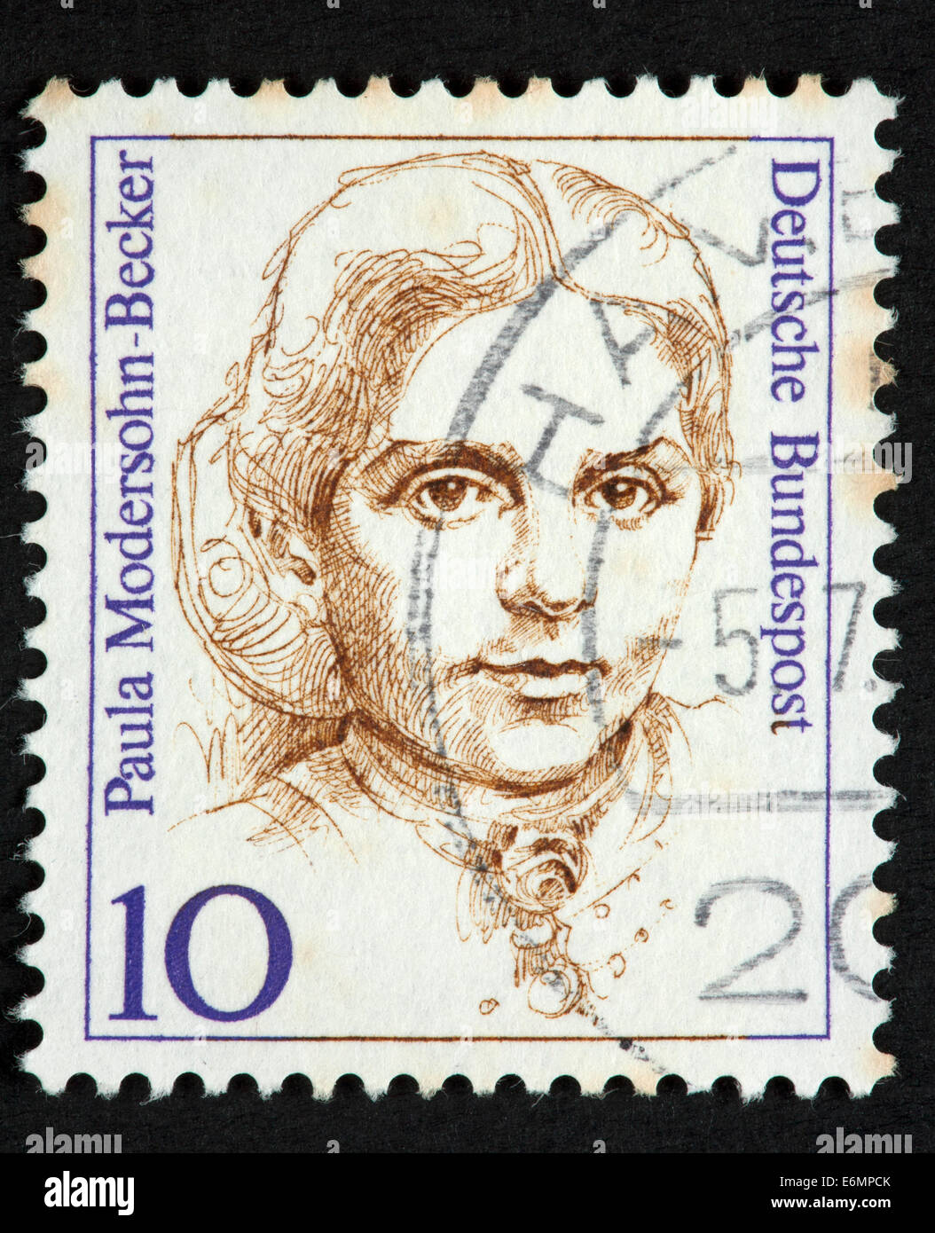 Deutsche Briefmarke Stockfoto Bild 72986051 Alamy