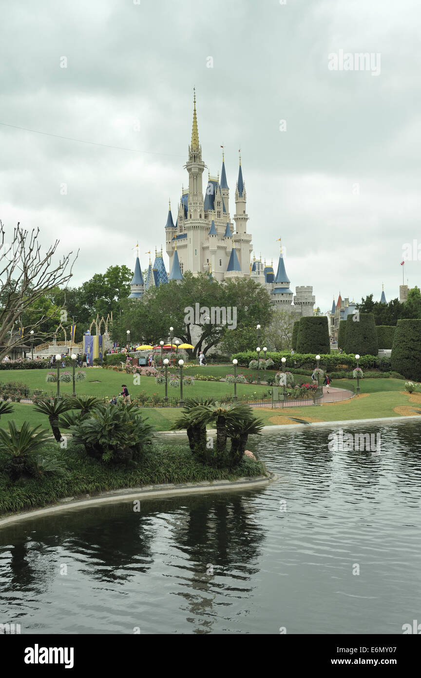 Cinderella Schloss, Magic Kingdom Park, Walt Disney World, Orlando, Florida Stockfoto