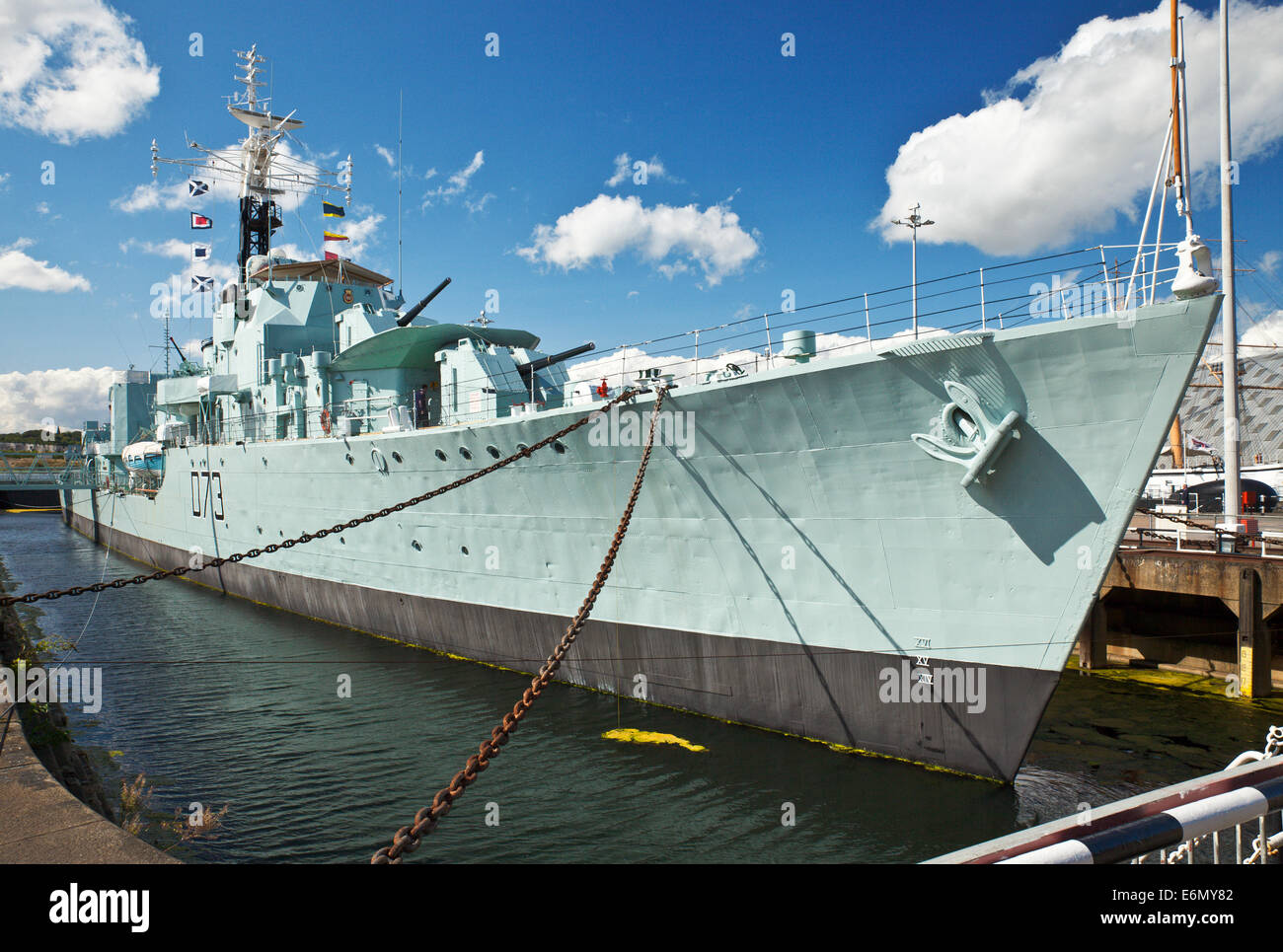 HMS Kavalier. Die Royal Navy s letzten operativen zweiten Weltkrieg Zerstörer, am Chatham Historic Dockyard. Stockfoto