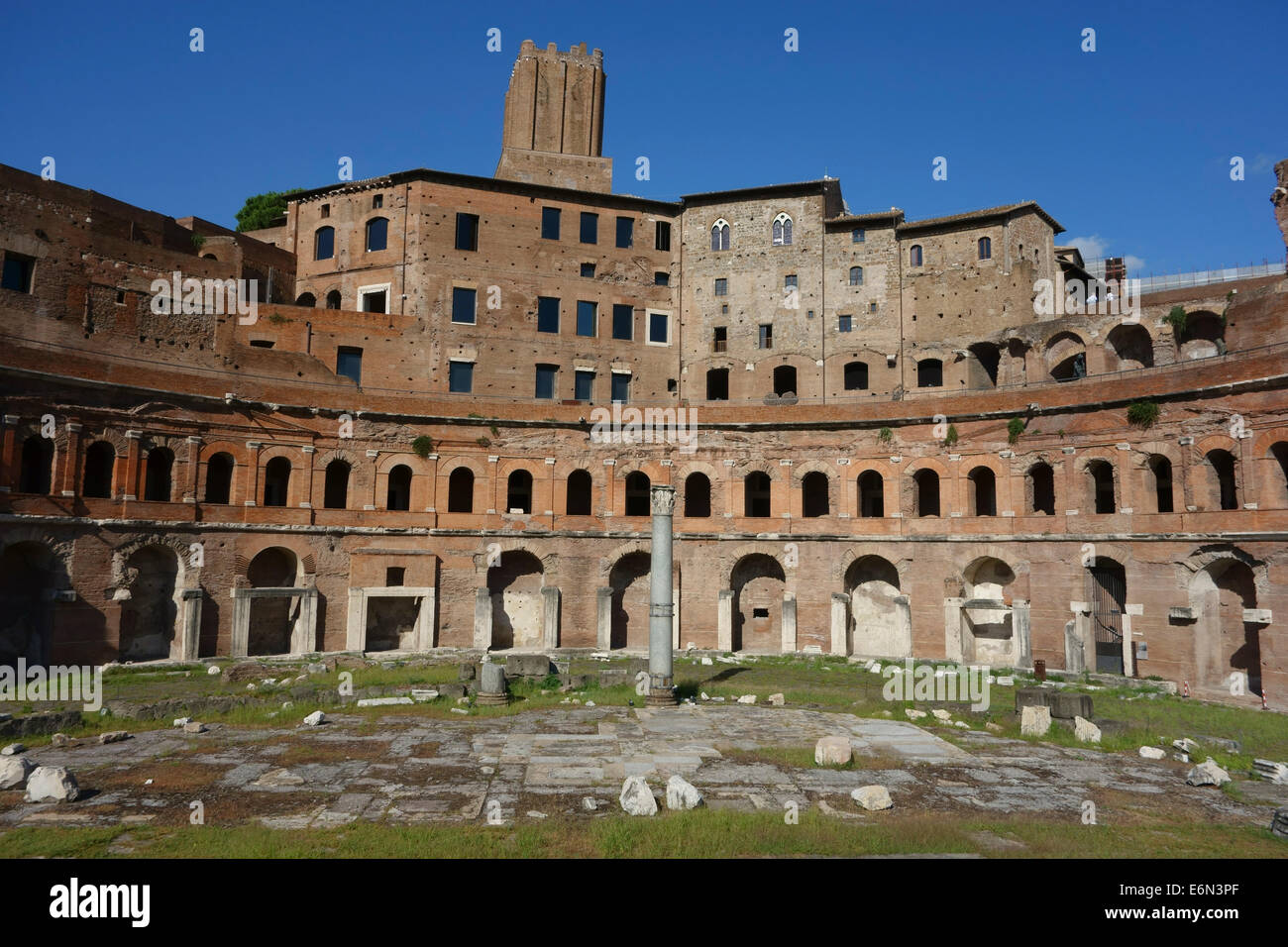Trajans Markt Rom Mercati di Traiano Italien Stockfoto
