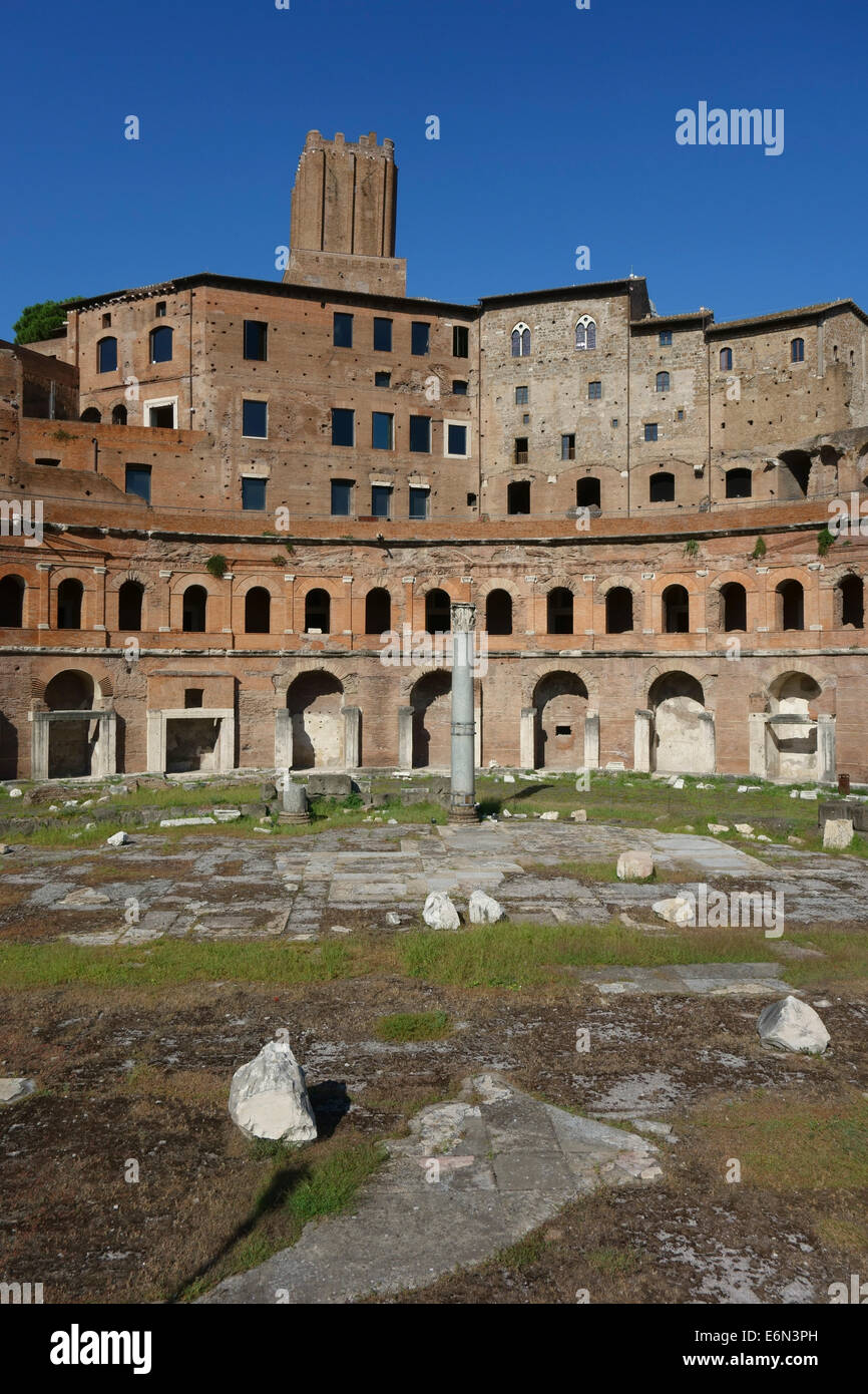 Trajans Markt Rom Mercati di Traiano Italien Stockfoto