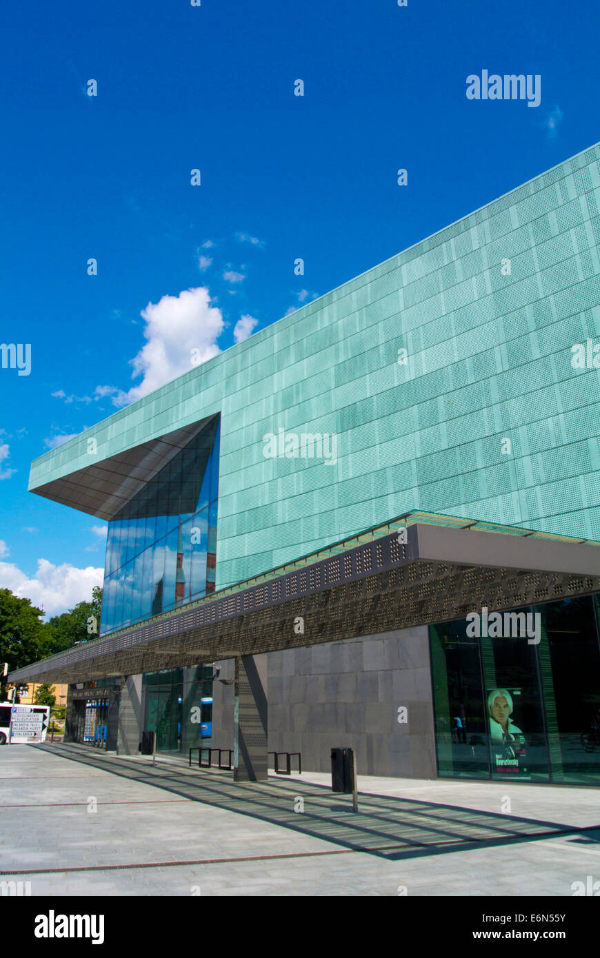 Musiikkitalo, Musik Center Konzertsaal (2011), Kansalaisaukio, Citizen Square, Etu-Töölö Bezirk, zentrale Helsinki, Finnland, E Stockfoto