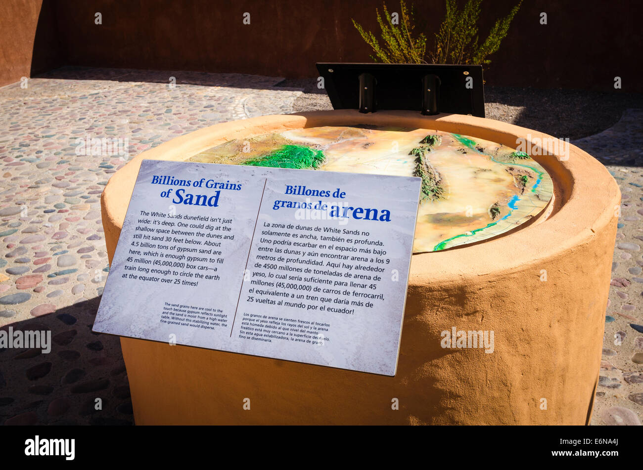 White Sands National Monument, New Mexico, Vereinigte Staaten Stockfoto