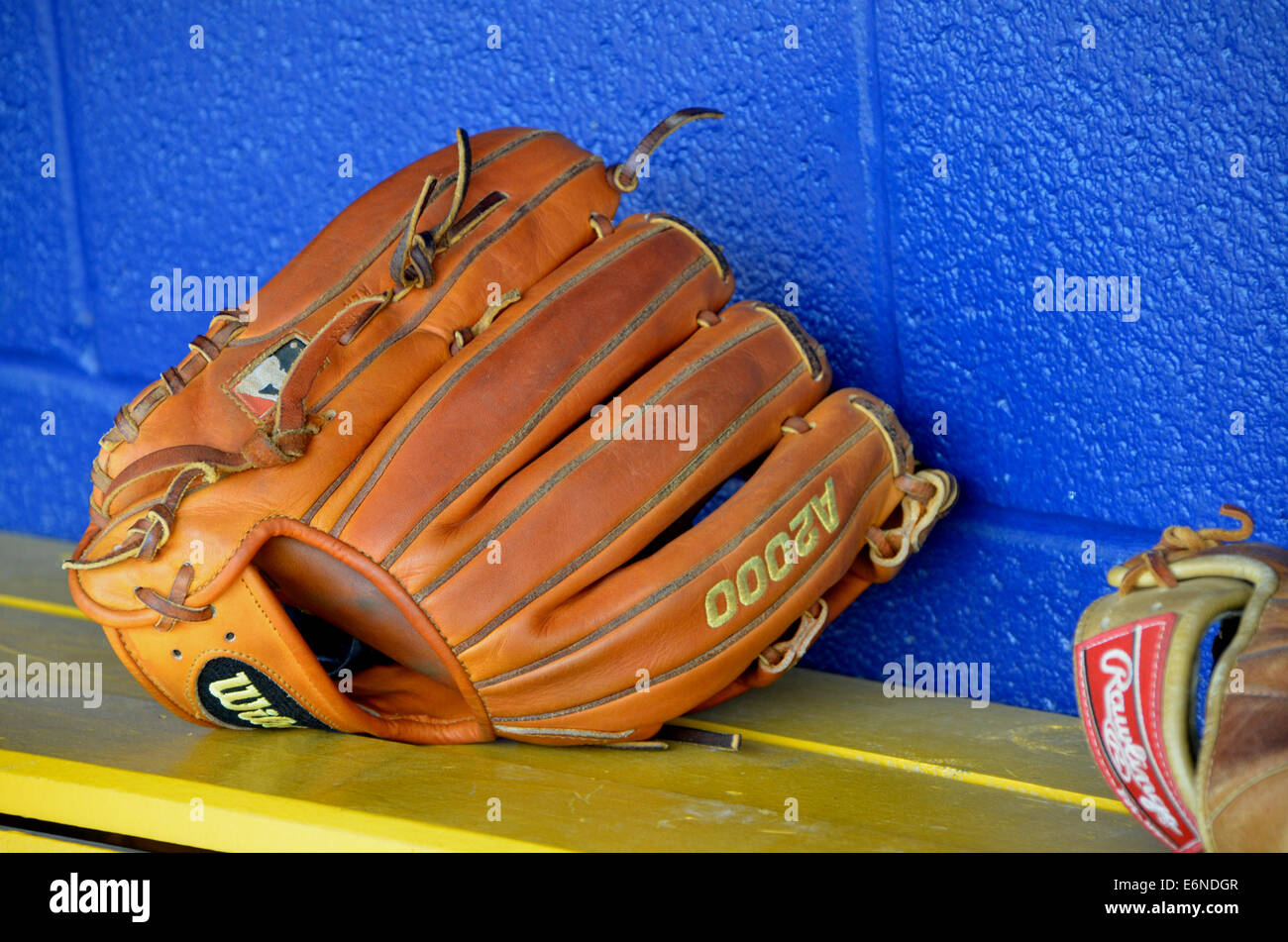 Baseball-Handschuh Stockfoto
