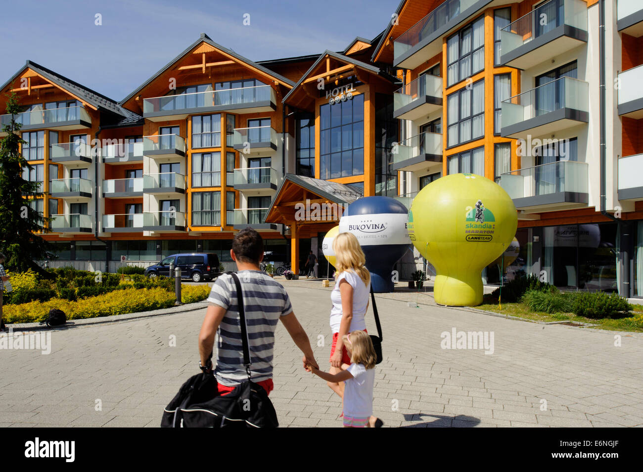 Thermalbad und Wellness-Hotel in Bukowina Tatrzanska, Polen, Europa Stockfoto