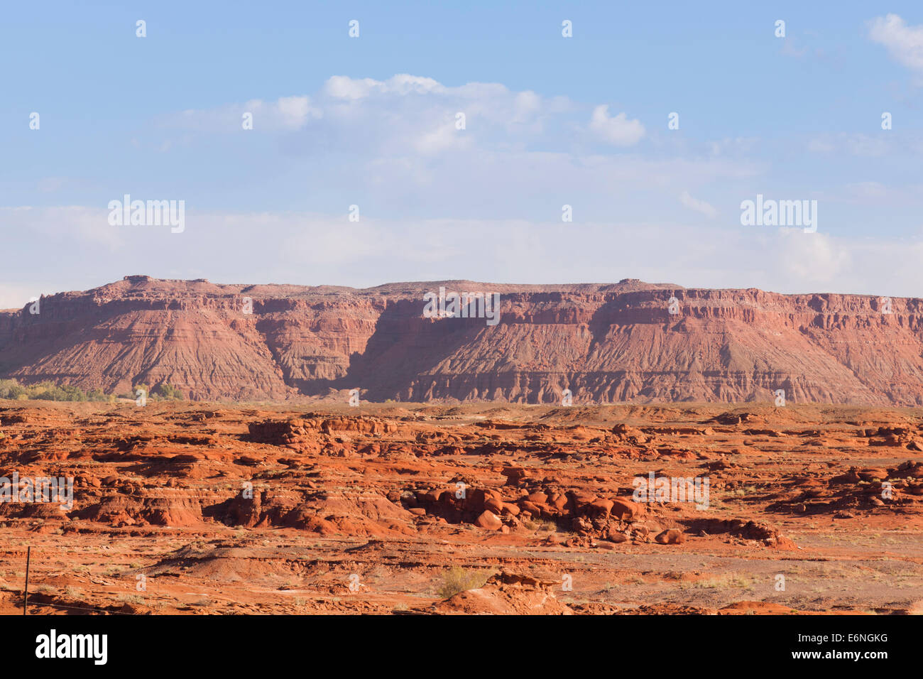 Amerikanischen Südwesten Wüste Mesa Formationen - Arizona USA Stockfoto