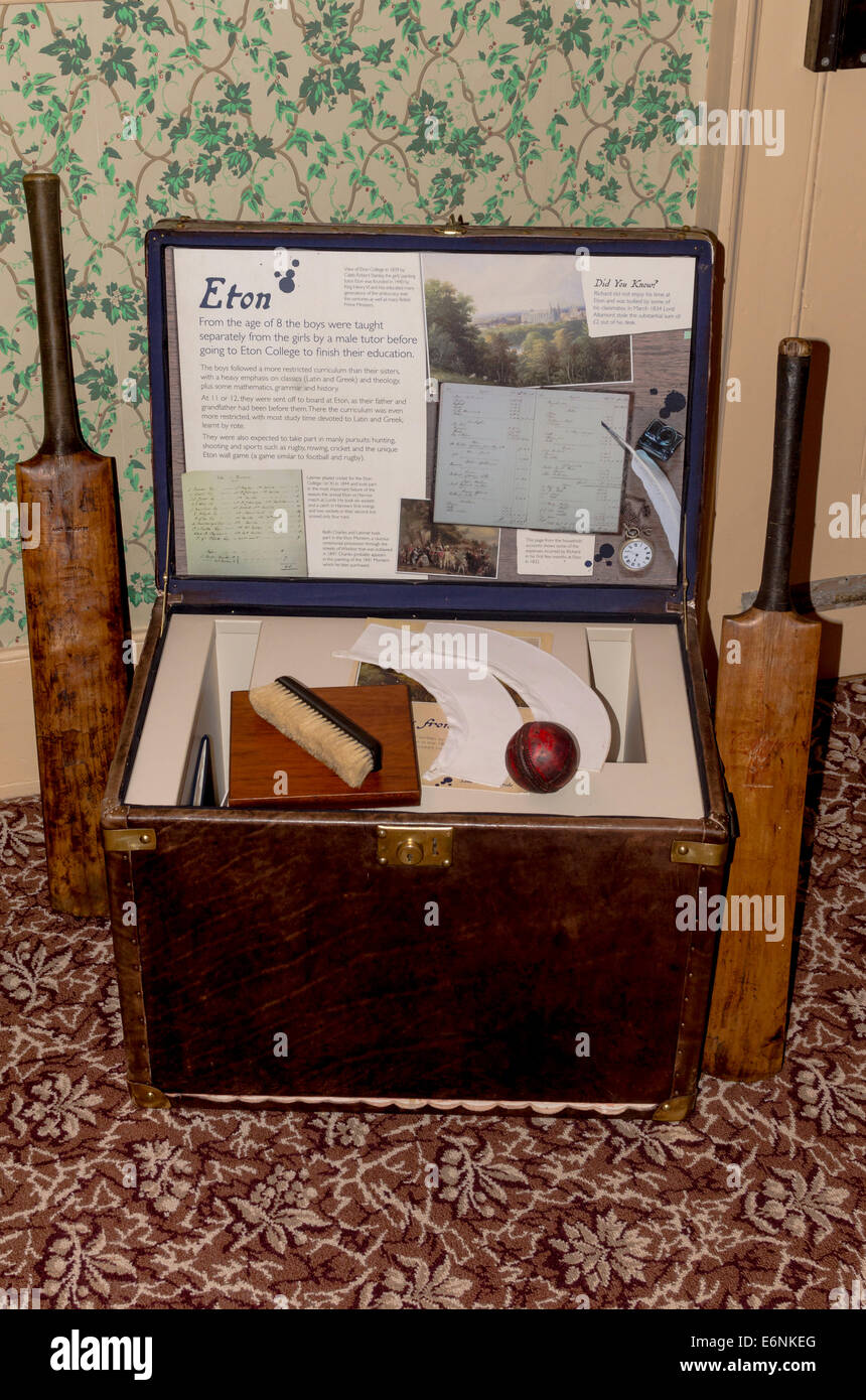 Ich mache mich bereit, auf die Eton-Schule in Großbritannien zu gehen Stockfoto