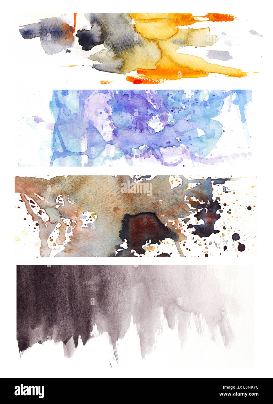 eine weitere Mischung aus Aquarell Hintergründe Stockfoto