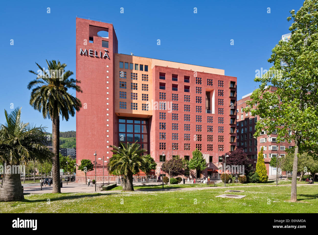 Melia Hotel in Bilbao, Spanien Stockfoto