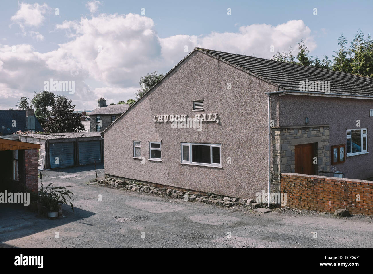 Kirchgemeindehaus in Talgarth Stockfoto