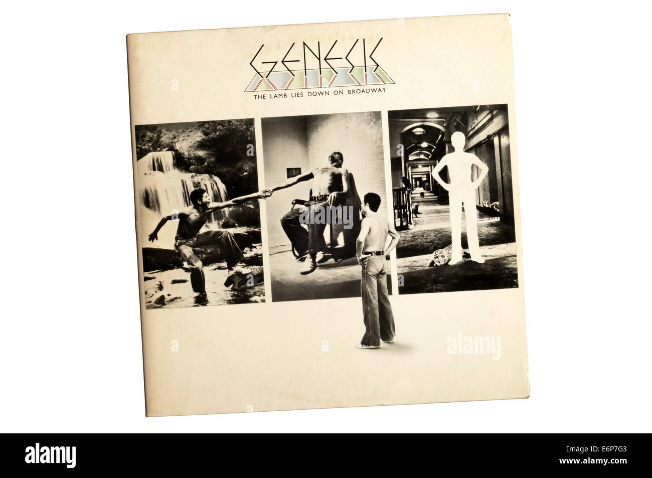 Das Lamb Lies Down on Broadway wurde ein Konzept-Doppel-Album 1974 durch die britische Rockband Genesis veröffentlicht. Stockfoto