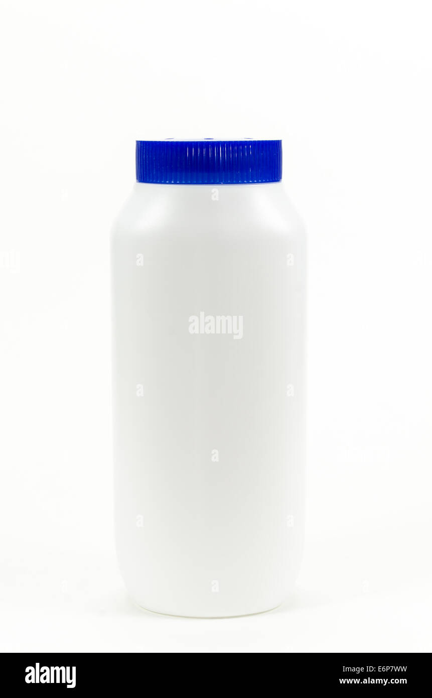 Eine Flasche Kunststoff isoliert Stockfoto