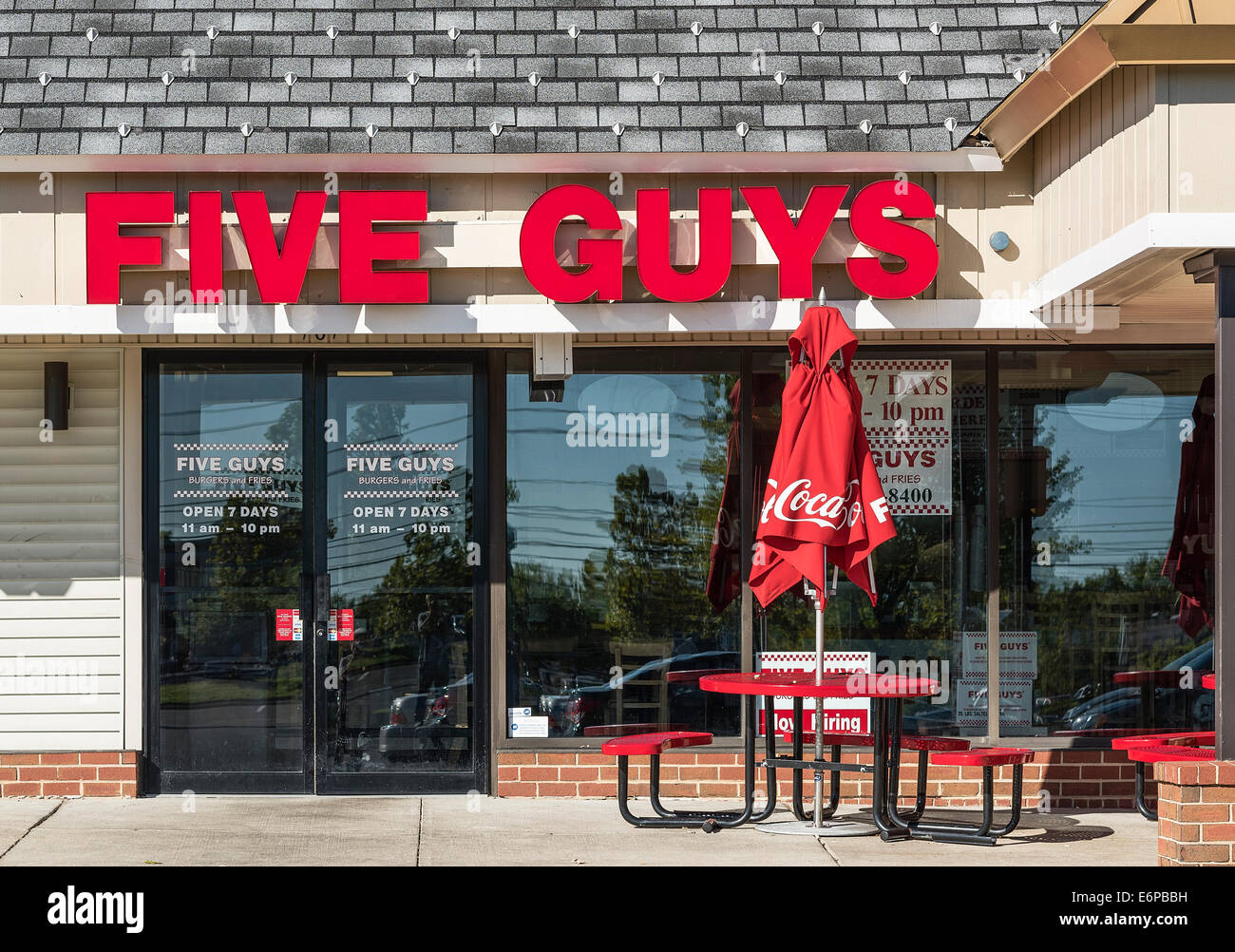 Fünf Jungs Restaurant außen, Mt Stinklorbeer, New Jersey, USA Stockfoto