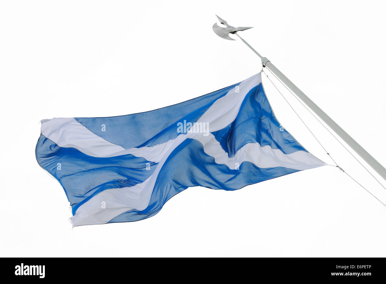 Digital Imagegewinn der schottischen Flagge Stockfoto