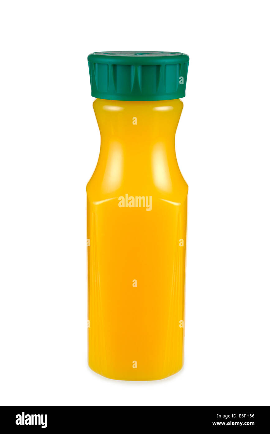 Orangensaft Flasche Stockfoto