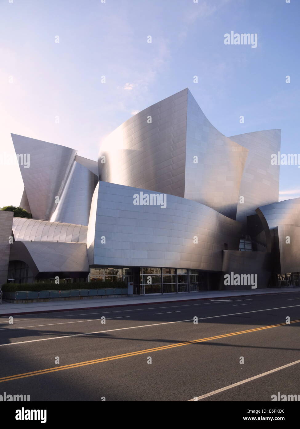 Walt Disney Concert Hall in die Innenstadt von Los Angeles Stockfoto