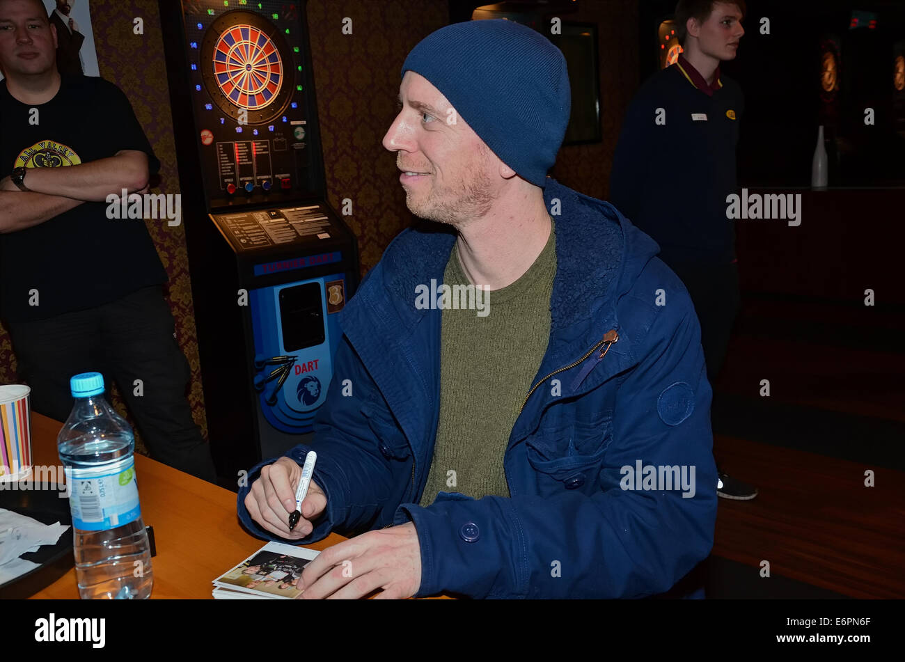 Premiere der Menge finanzierten Film "Stromberg" UCI Kinowelt Kino.  Mitwirkende: Arne Feldhusen wo: Bochum, Deutschland bei: 23. Februar 2014 Stockfoto