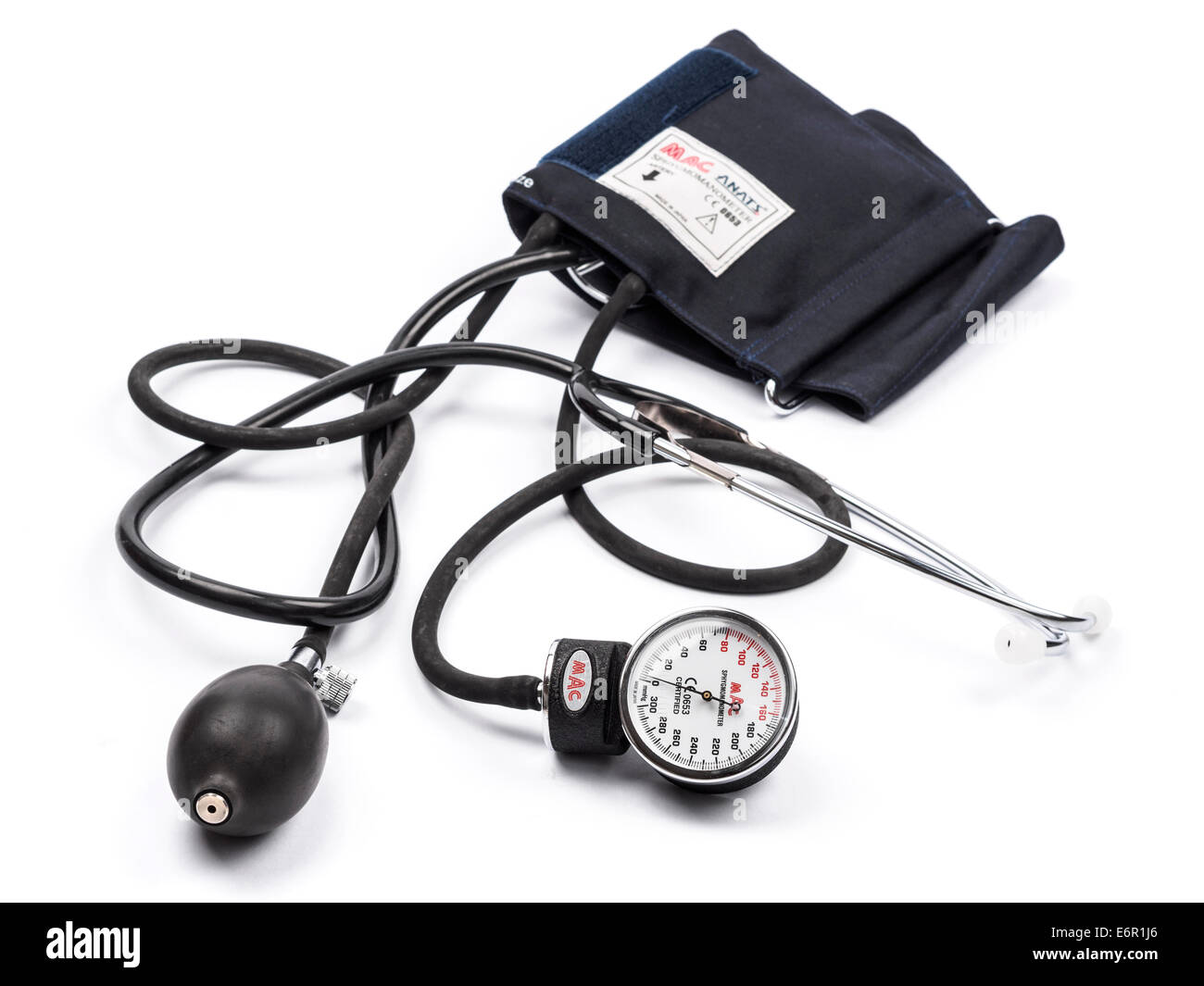 Blutdruckmessgerät Blut Manometer Stockfoto