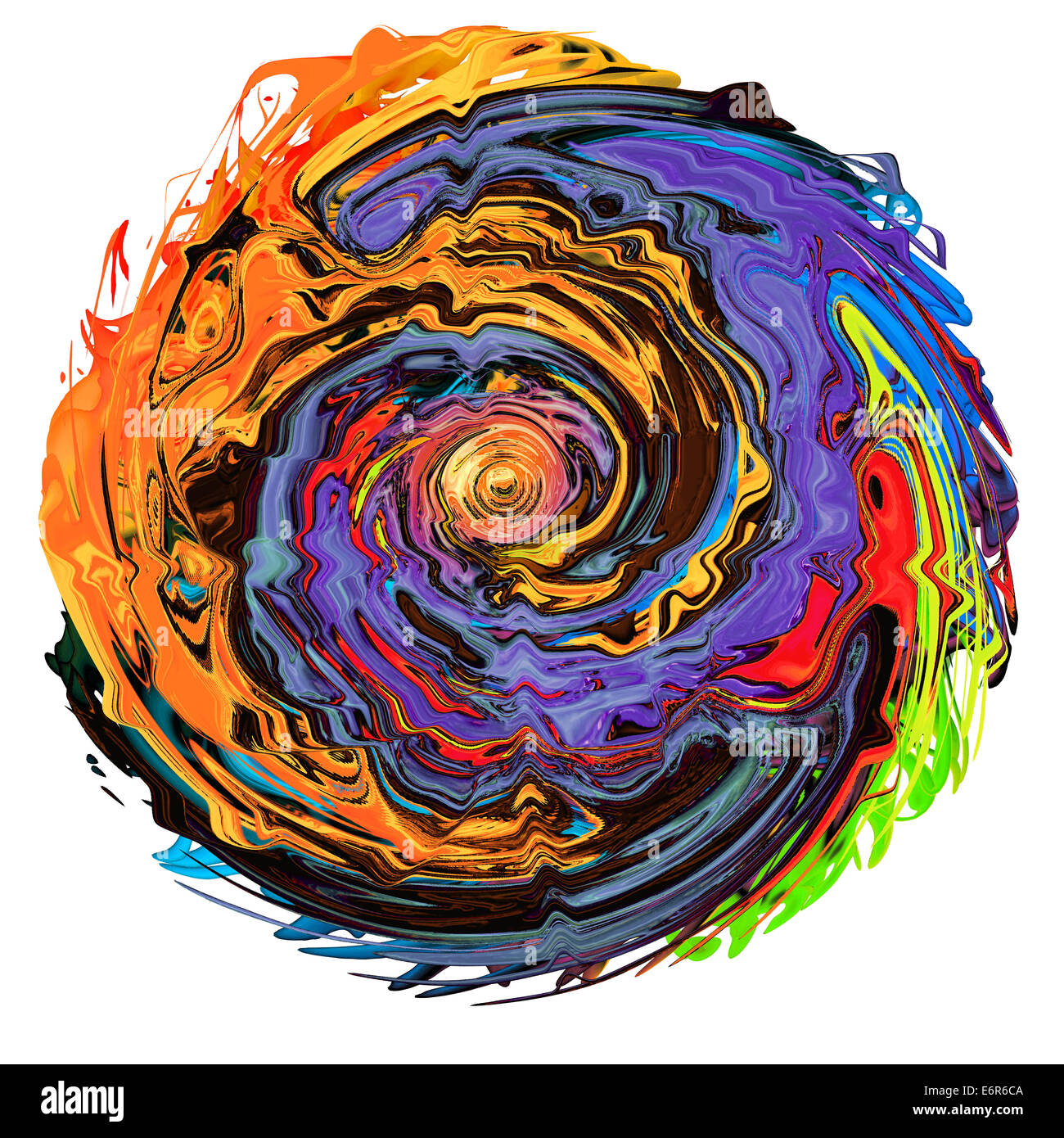 Multicolor neue verschiedene berühmte reichen modischen überraschend innovative wunderschöne Hintergrund cool Kreis Feuer Weltraumkunst seltsam Stockfoto