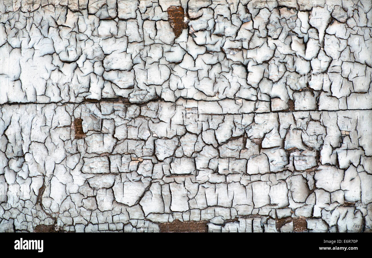 Hintergrund von einem gerissenen Holzplatte Stockfoto