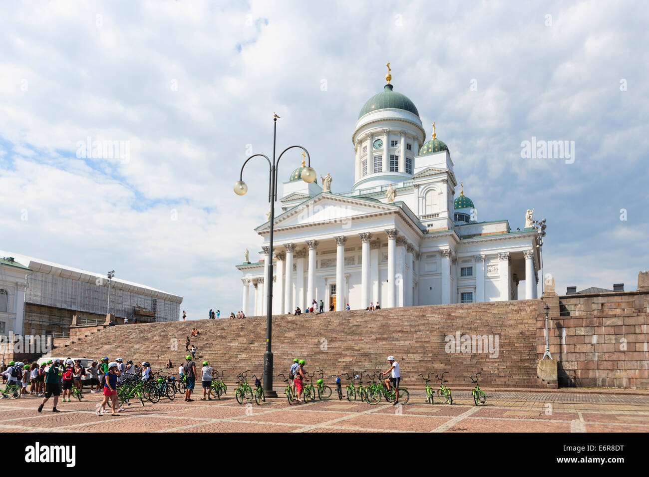 Tourismus in Helsinki Stockfoto